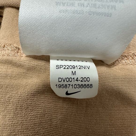 Nike Max 90 Standard T Shirt Tan Mens Size M 100% Cotton Soft Relaxed Fit Sports - Picture 10 of 10